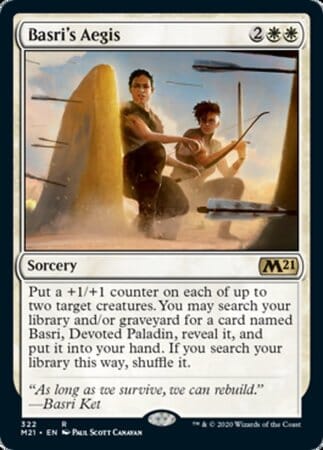 Basri's Aegis [Core Set 2021] MTG Single Magic: The Gathering  | Multizone: Comics And Games