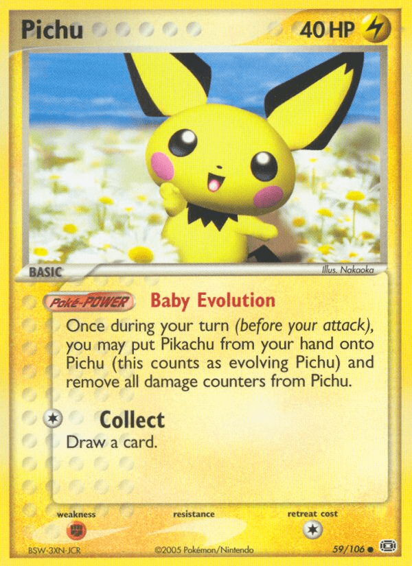 Pichu (59/106) [EX: Emerald] Pokemon Single Pokémon  | Multizone: Comics And Games