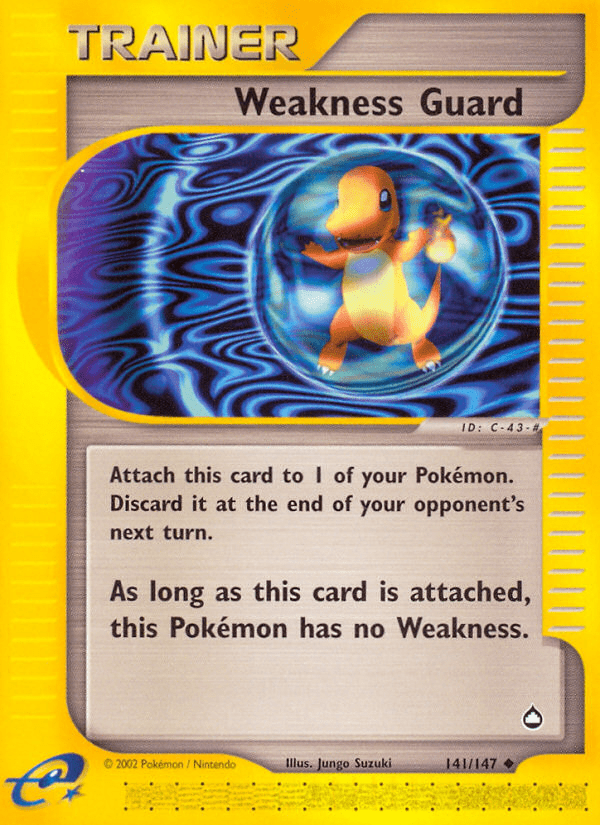 Weakness Guard (141/147) [Aquapolis] Pokemon Single Pokémon  | Multizone: Comics And Games