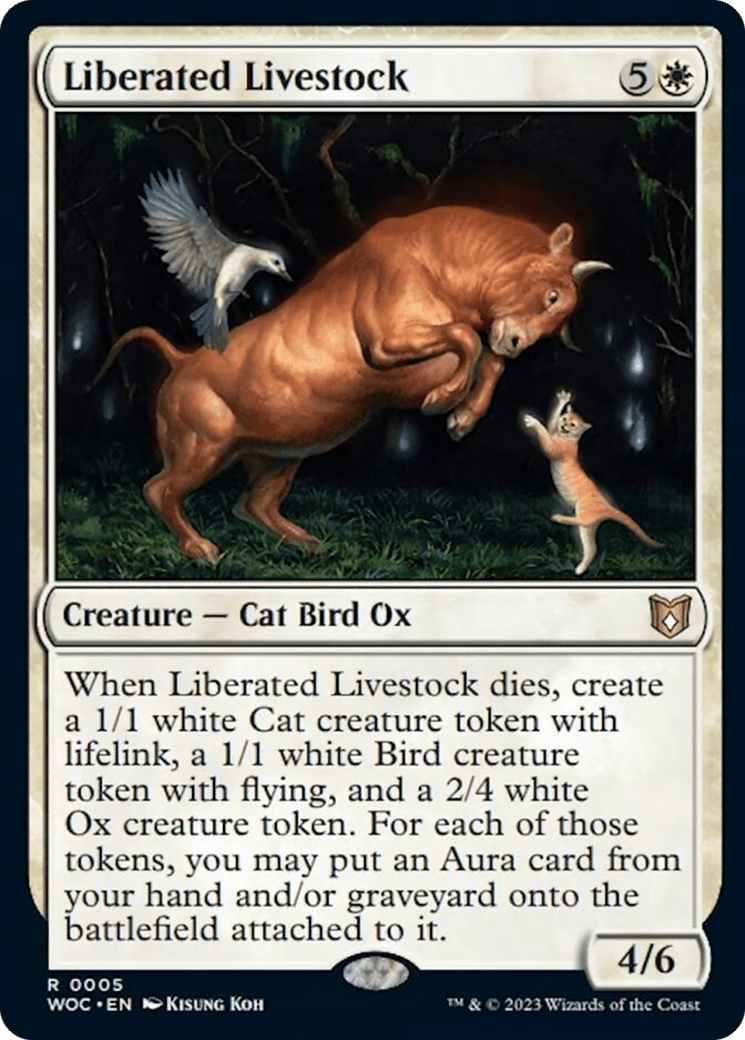 Liberated Livestock [Wilds of Eldraine Commander] MTG Single Magic: The Gathering  | Multizone: Comics And Games