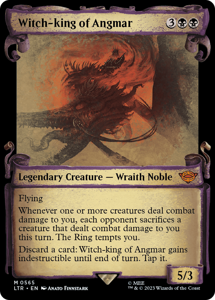 Witch-king of Angmar [The Lord of the Rings: Tales of Middle-Earth Showcase Scrolls] MTG Single Magic: The Gathering  | Multizone: Comics And Games