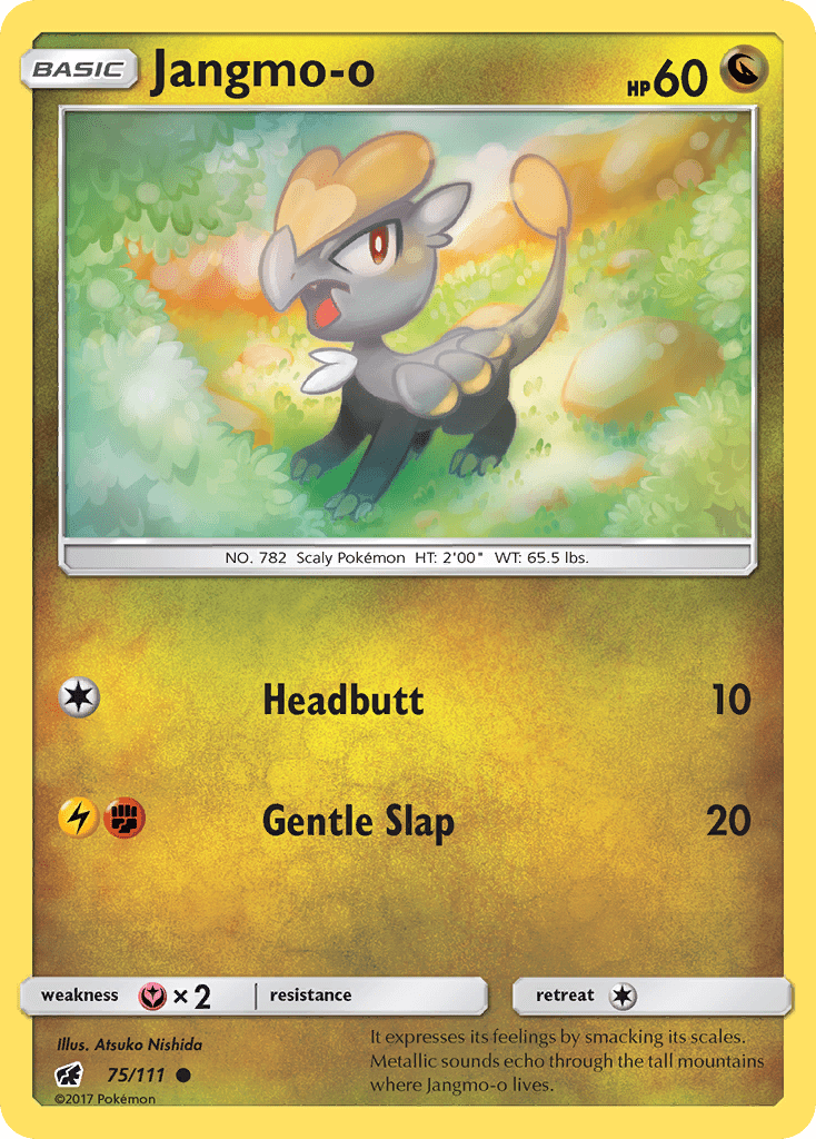 Jangmo-o (75/111) [Sun & Moon: Crimson Invasion] Pokemon Single Pokémon  | Multizone: Comics And Games