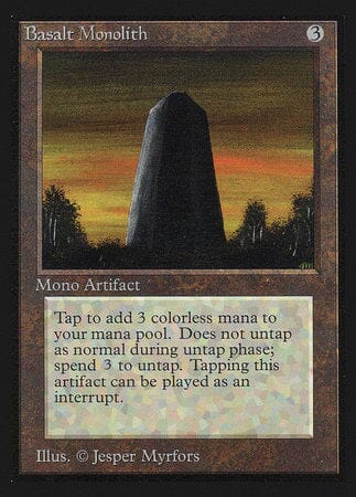 Basalt Monolith (IE) [Intl. Collectors’ Edition] MTG Single Magic: The Gathering  | Multizone: Comics And Games