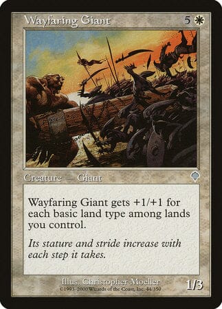 Wayfaring Giant [Invasion] MTG Single Magic: The Gathering  | Multizone: Comics And Games