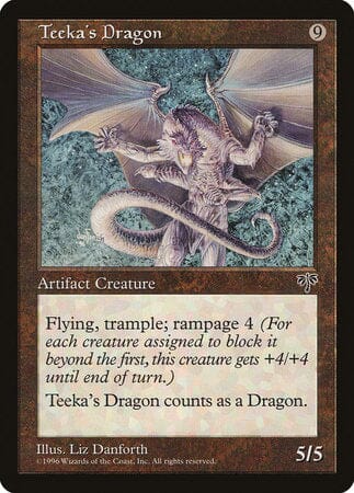Teeka's Dragon [Mirage] MTG Single Magic: The Gathering  | Multizone: Comics And Games