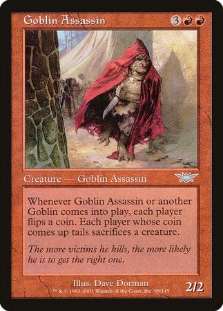 Goblin Assassin [Legions] MTG Single Magic: The Gathering  | Multizone: Comics And Games