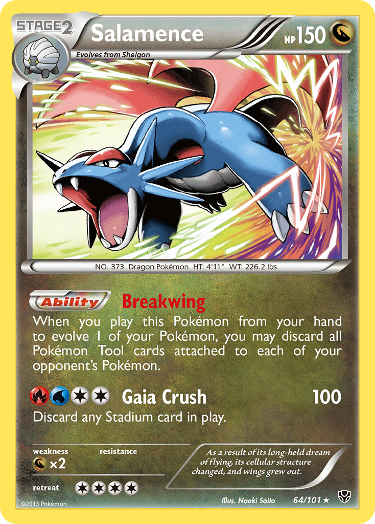 Salamence (64/101) [Black & White: Plasma Blast] Pokemon Single Pokémon  | Multizone: Comics And Games