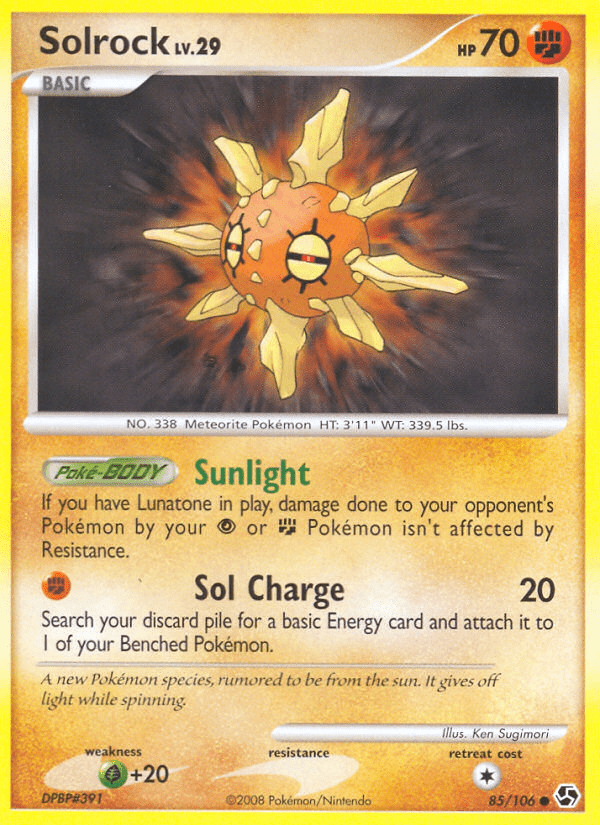 Solrock (85/106) [Diamond & Pearl: Great Encounters] Pokemon Single Pokémon  | Multizone: Comics And Games
