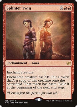 Splinter Twin [Modern Masters 2015] MTG Single Magic: The Gathering  | Multizone: Comics And Games