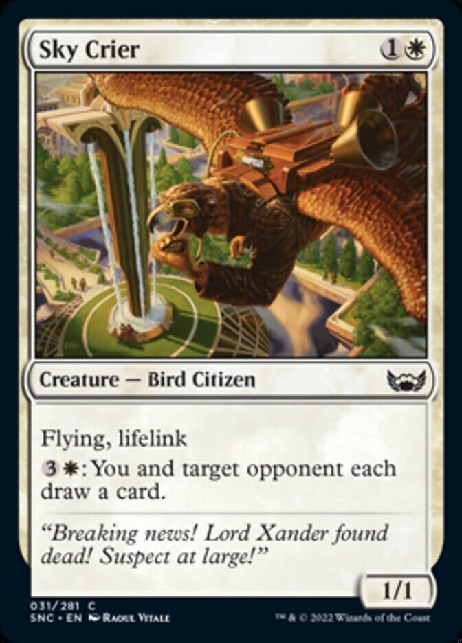 Sky Crier [Streets of New Capenna] MTG Single Magic: The Gathering  | Multizone: Comics And Games