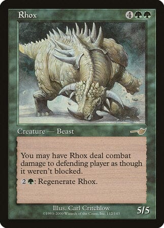 Rhox [Nemesis] MTG Single Magic: The Gathering  | Multizone: Comics And Games