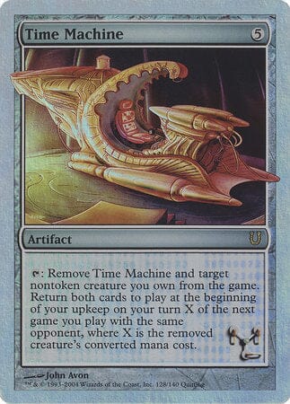 Time Machine (Alternate Foil) [Unhinged] MTG Single Magic: The Gathering  | Multizone: Comics And Games