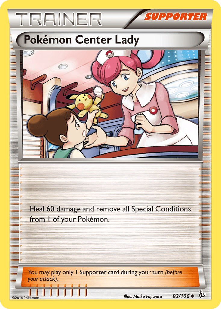 Pokemon Center Lady (93/106) [XY: Flashfire] Pokemon Single Pokémon  | Multizone: Comics And Games