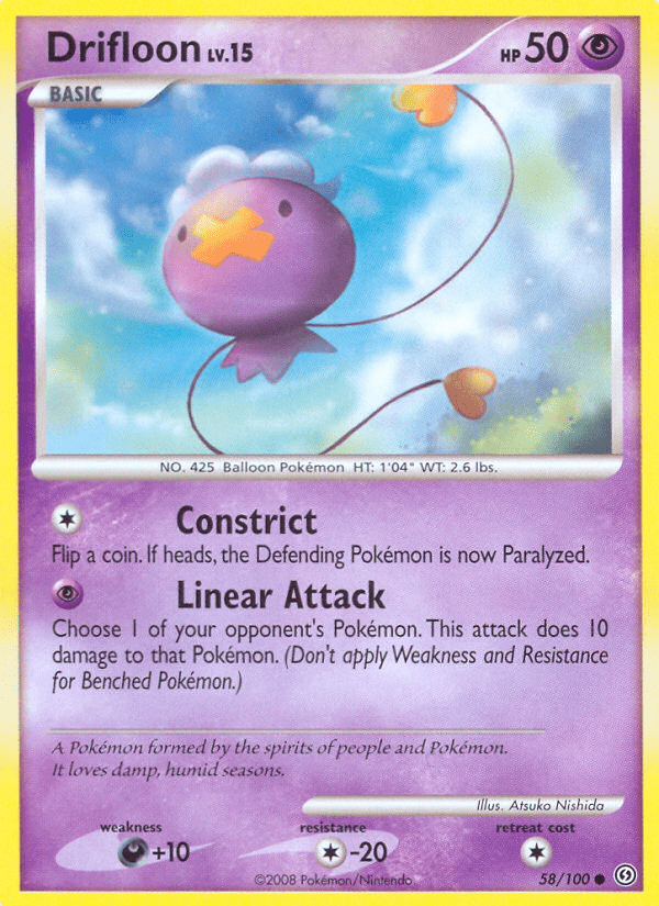 Drifloon (58/100) [Diamond & Pearl: Stormfront] Pokemon Single Pokémon  | Multizone: Comics And Games