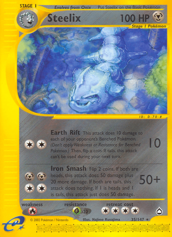 Steelix (35/147) [Aquapolis] Pokemon Single Pokémon  | Multizone: Comics And Games