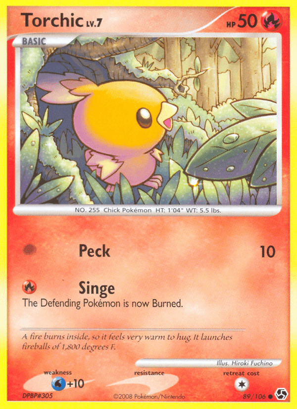 Torchic (89/106) [Diamond & Pearl: Great Encounters] Pokemon Single Pokémon  | Multizone: Comics And Games