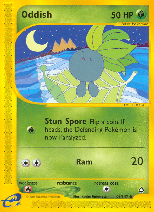 Oddish (97/147) [Aquapolis] Pokemon Single Pokémon  | Multizone: Comics And Games