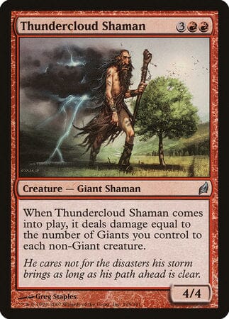 Thundercloud Shaman [Lorwyn] MTG Single Magic: The Gathering  | Multizone: Comics And Games