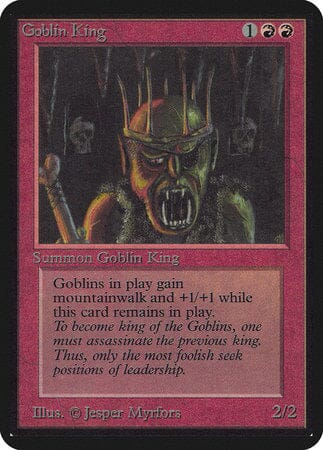 Goblin King [Limited Edition Alpha] MTG Single Magic: The Gathering  | Multizone: Comics And Games