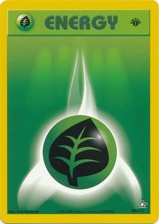 Grass Energy (108/111) [Neo Genesis Unlimited] Pokemon Single Pokémon  | Multizone: Comics And Games
