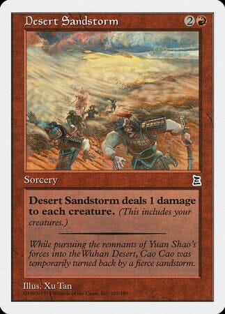 Desert Sandstorm [Portal Three Kingdoms] MTG Single Magic: The Gathering  | Multizone: Comics And Games