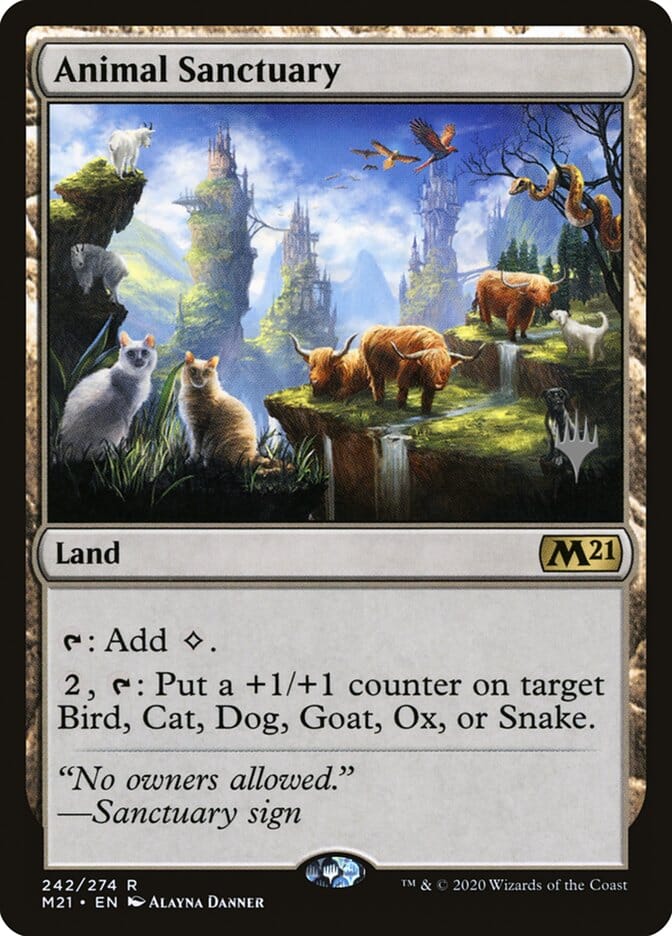 Animal Sanctuary (Promo Pack) [Core Set 2021 Promos] MTG Single Magic: The Gathering  | Multizone: Comics And Games