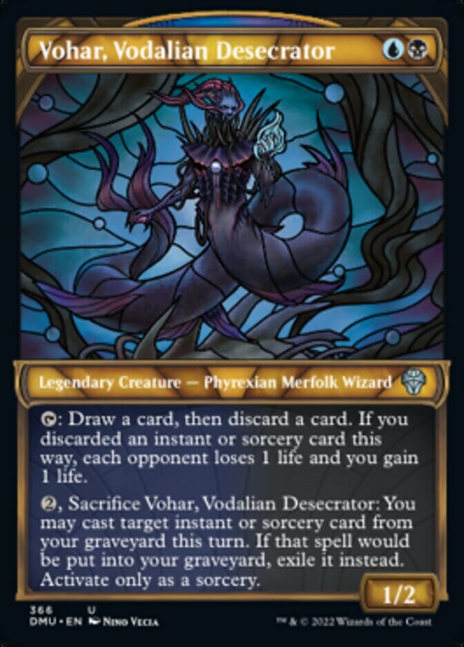 Vohar, Vodalian Desecrator (Showcase Textured) [Dominaria United] MTG Single Magic: The Gathering  | Multizone: Comics And Games