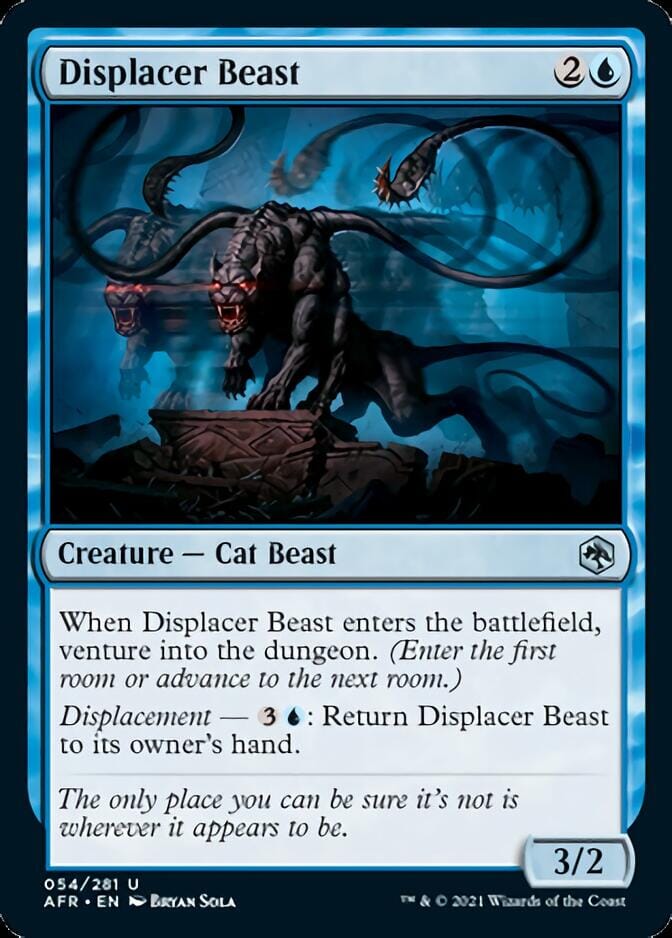 Displacer Beast [Dungeons & Dragons: Adventures in the Forgotten Realms] MTG Single Magic: The Gathering  | Multizone: Comics And Games