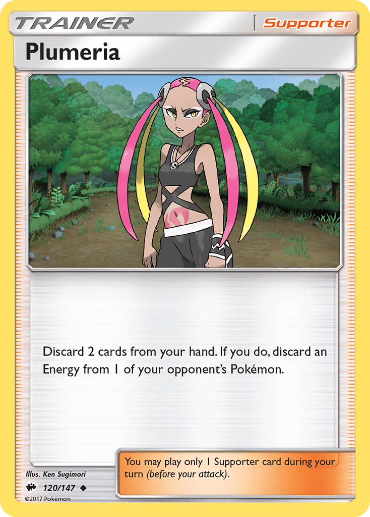 Plumeria (120/147) [Sun & Moon: Burning Shadows] Pokemon Single Pokémon  | Multizone: Comics And Games