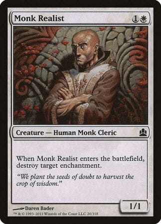 Monk Realist [Commander 2011] MTG Single Magic: The Gathering  | Multizone: Comics And Games