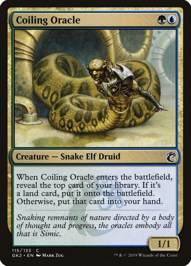 Coiling Oracle [Ravnica Allegiance Guild Kit] MTG Single Magic: The Gathering  | Multizone: Comics And Games