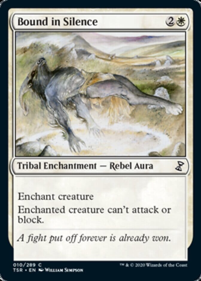 Bound in Silence [Time Spiral Remastered] MTG Single Magic: The Gathering  | Multizone: Comics And Games