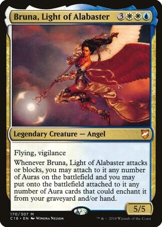 Bruna, Light of Alabaster [Commander 2018] MTG Single Magic: The Gathering  | Multizone: Comics And Games