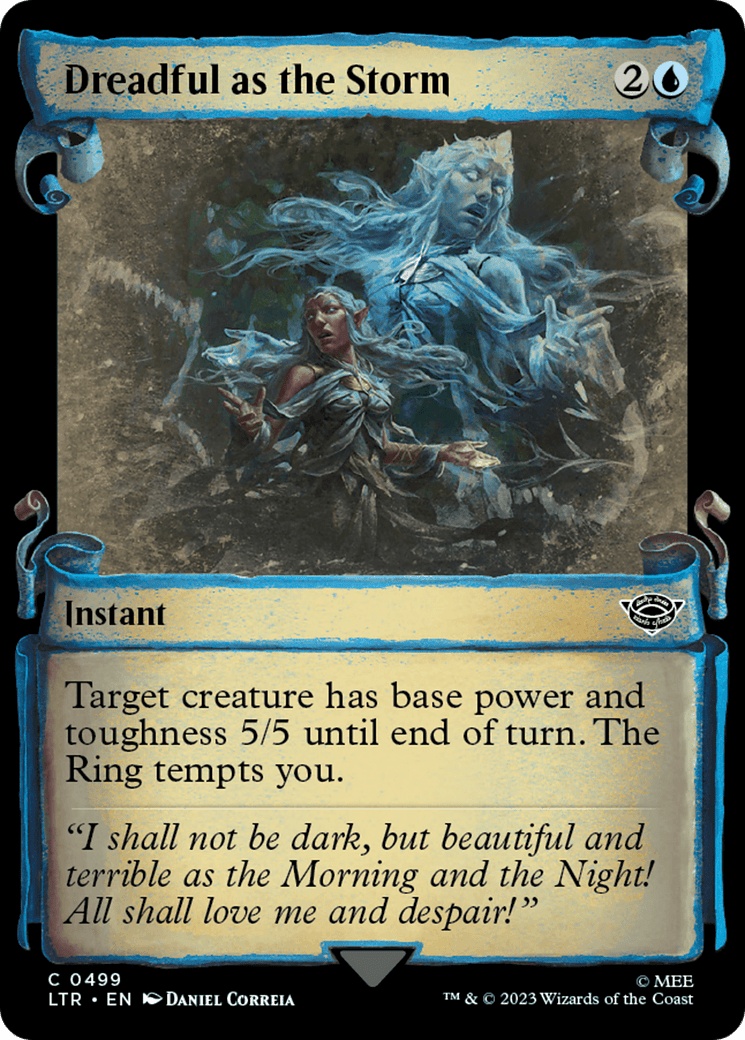 Dreadful as the Storm [The Lord of the Rings: Tales of Middle-Earth Showcase Scrolls] MTG Single Magic: The Gathering  | Multizone: Comics And Games