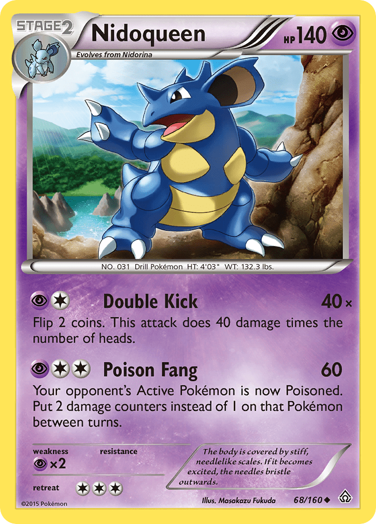 Nidoqueen (68/160) [XY: Primal Clash] Pokemon Single Pokémon  | Multizone: Comics And Games