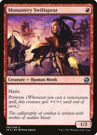 Monastery Swiftspear [Iconic Masters] MTG Single Magic: The Gathering  | Multizone: Comics And Games