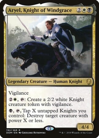 Aryel, Knight of Windgrace [Dominaria] MTG Single Magic: The Gathering  | Multizone: Comics And Games