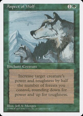 Aspect of Wolf [Fourth Edition] MTG Single Magic: The Gathering  | Multizone: Comics And Games