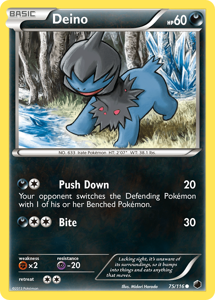 Deino (75/116) [Black & White: Plasma Freeze] Pokemon Single Pokémon  | Multizone: Comics And Games