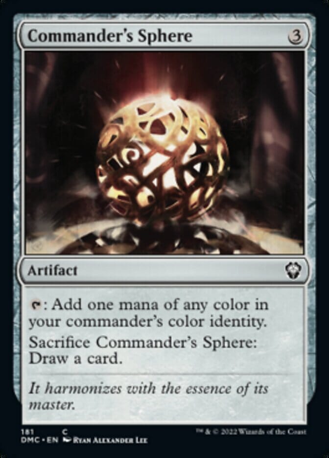 Commander's Sphere [Dominaria United Commander] MTG Single Magic: The Gathering  | Multizone: Comics And Games