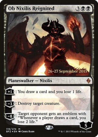 Ob Nixilis Reignited [Battle for Zendikar Promos] MTG Single Magic: The Gathering  | Multizone: Comics And Games