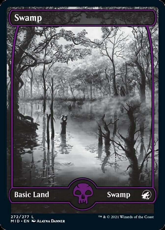 Swamp (272) [Innistrad: Midnight Hunt] MTG Single Magic: The Gathering  | Multizone: Comics And Games