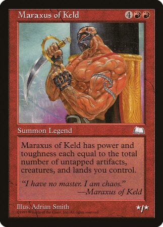 Maraxus of Keld [Weatherlight] MTG Single Magic: The Gathering  | Multizone: Comics And Games