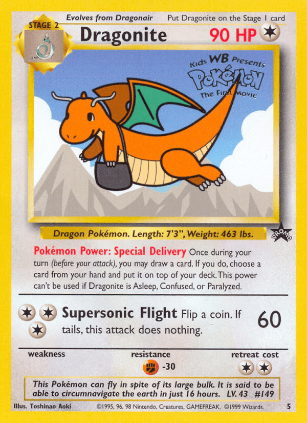 Dragonite (5) [Wizards of the Coast: Black Star Promos] Pokemon Single Pokémon  | Multizone: Comics And Games