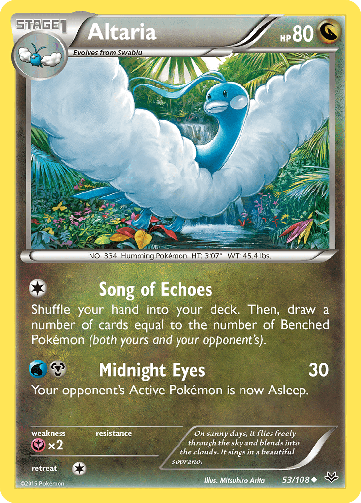 Altaria (53/108) [XY: Roaring Skies] Pokemon Single Pokémon  | Multizone: Comics And Games