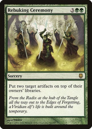 Rebuking Ceremony [Darksteel] MTG Single Magic: The Gathering  | Multizone: Comics And Games