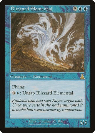 Blizzard Elemental [Urza's Destiny] MTG Single Magic: The Gathering  | Multizone: Comics And Games