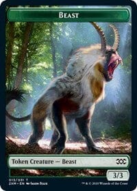 Beast // Thopter (008) Double-sided Token [Double Masters Tokens] MTG Single Magic: The Gathering  | Multizone: Comics And Games