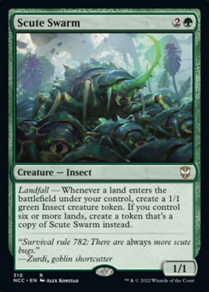 Scute Swarm [Streets of New Capenna Commander] MTG Single Magic: The Gathering  | Multizone: Comics And Games