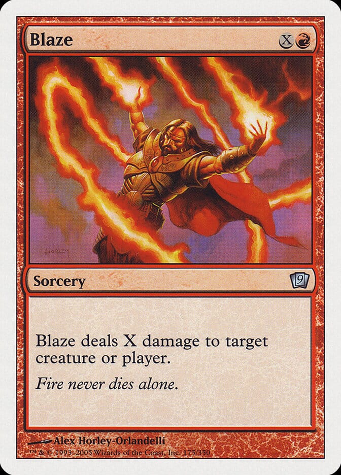 Blaze [Ninth Edition] MTG Single Magic: The Gathering  | Multizone: Comics And Games